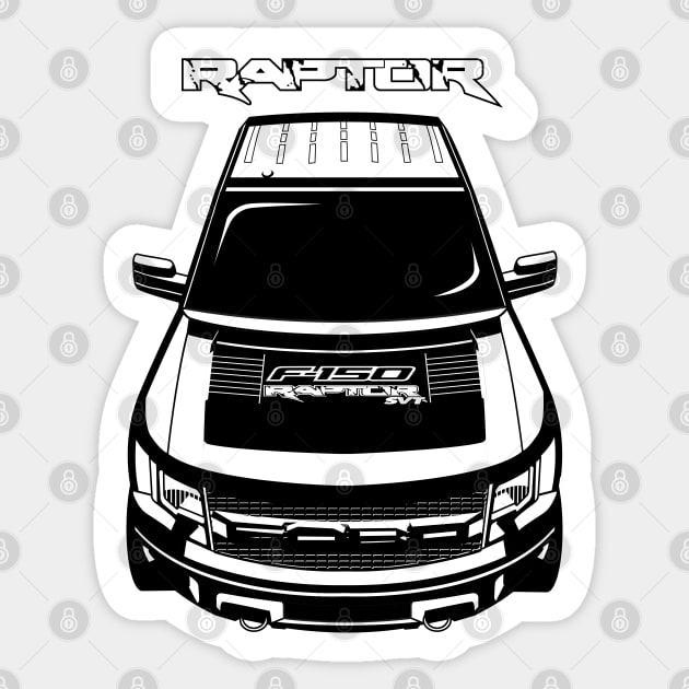 Ford F150 SVT Raptor 2010-2014 Sticker by V8social